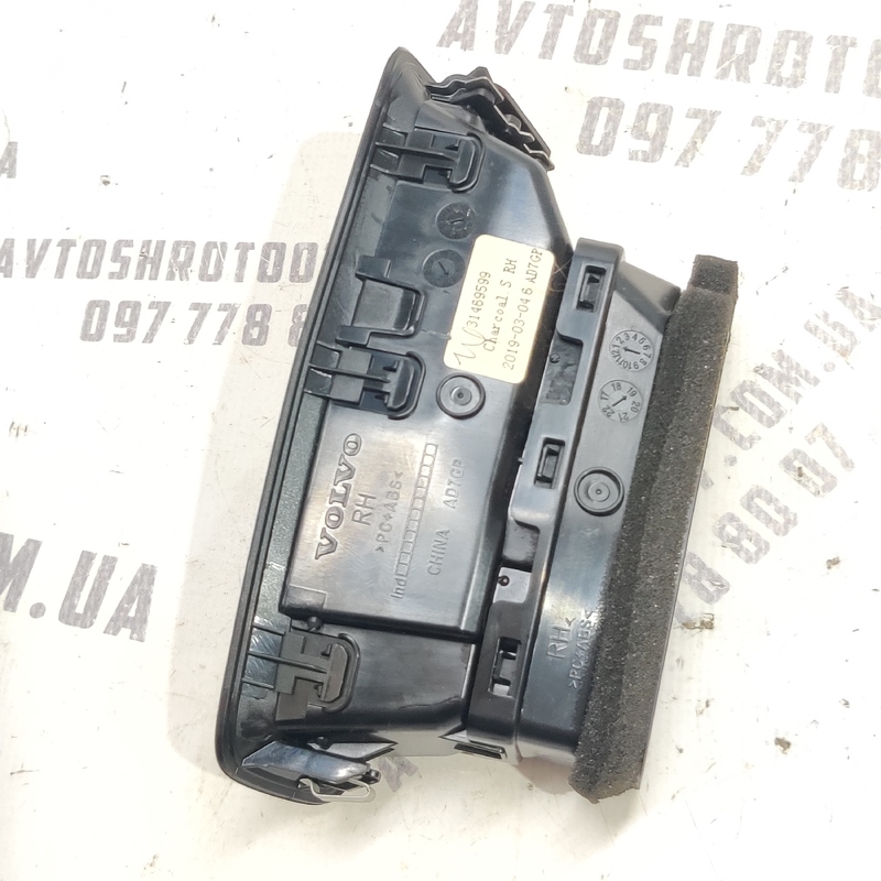 Дефлектор обдуву Volvo S60 III (18-) 2.0Б правий 31469599