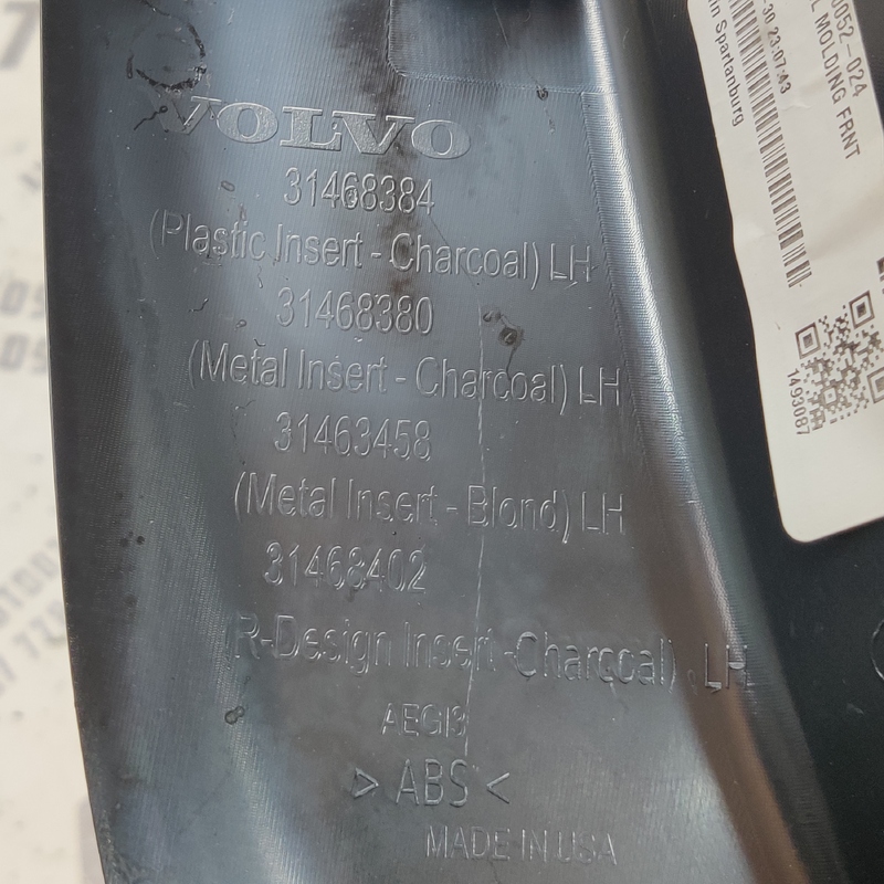 Накладка салону пер. ліва Volvo S60 III (18-) 2.0 31468384