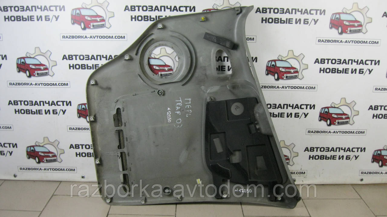 Карта передніх лівих дверей Renault Trafic, Opel Vivaro, Nissan Primastar (2000-2014) OE:7700313074 фото 2