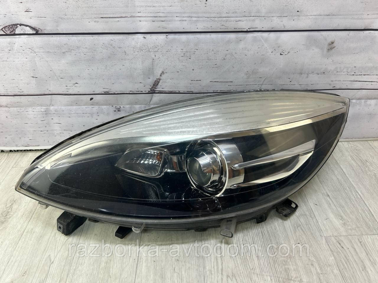 Фара ліва (ксенон) Б/У оригінал RENAULT SCENIC 3 (13-16) OE:260607160R, 260603590R, 89906799