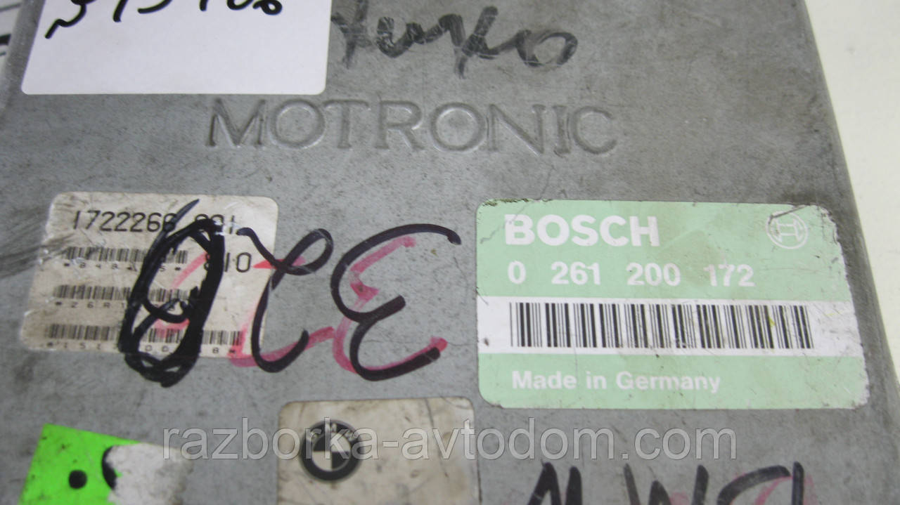 Блок керування двигуном/татоматом, ЕБУ bmw 3 e30, bmw 5 e34 (1982-1996) OE:0261200172, 06930114