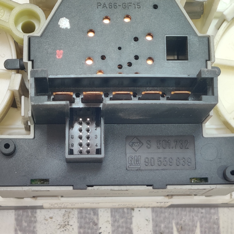 Блок керування пічкою Opel Astra G (97-04) 2.0D 52559839