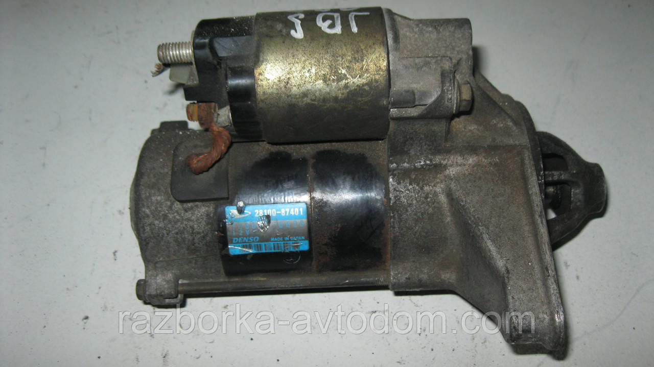 Стартер JS998 б/у ( Denco) Daihatsu Applause, Daihatsu Charade, Daihatsu Gran (8 ЗУБ)