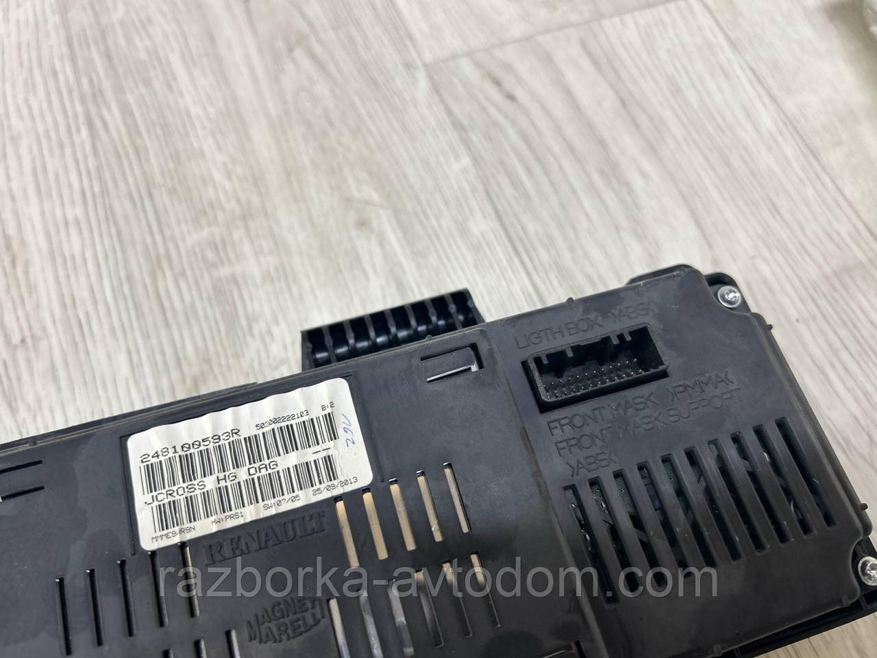 Панель приладів (щиток) навігація GPS Renault Scenic 3 (09-) OE:248100593R