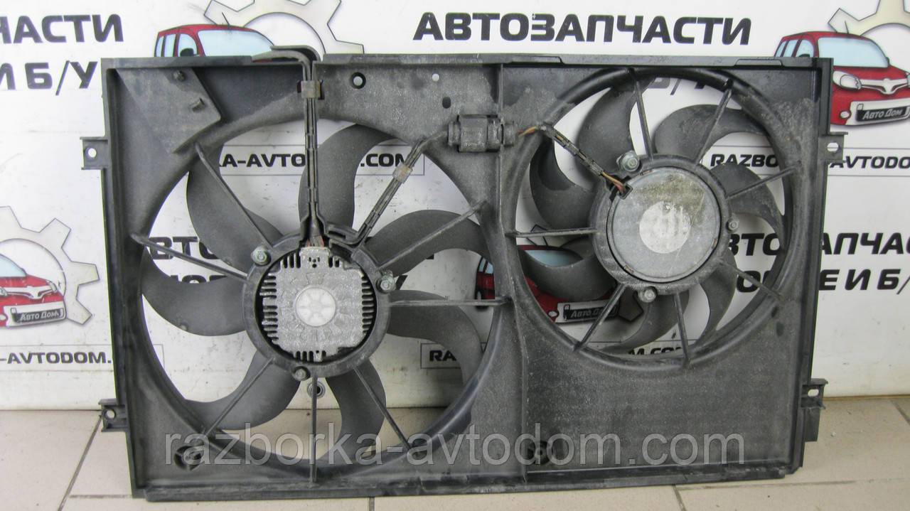 Дифузор з вентиляторами радіатора VW Touran (03-10), Caddy III (2004-2015) OE: 1K0121207T