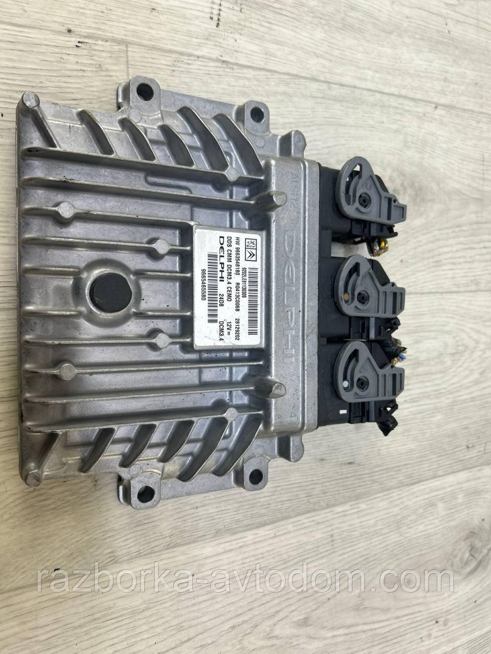 Блок керування двигуном (мозги) 2.0HDI Peugeot 407 (04-11), Citroen C5 OE:9665465580, 9663548180,