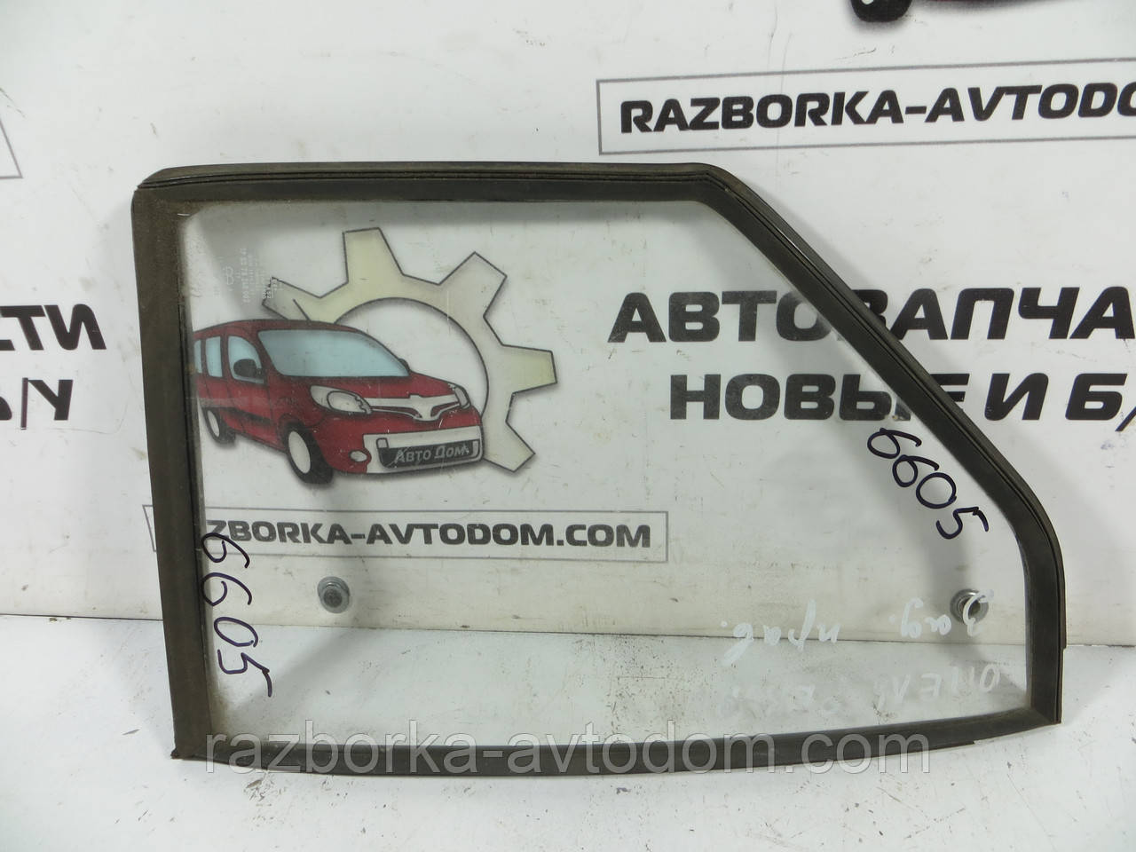 Скло заднього правого дверцята (форточка) OPEL REKORD (1977-1986) Код:6605 фото 2