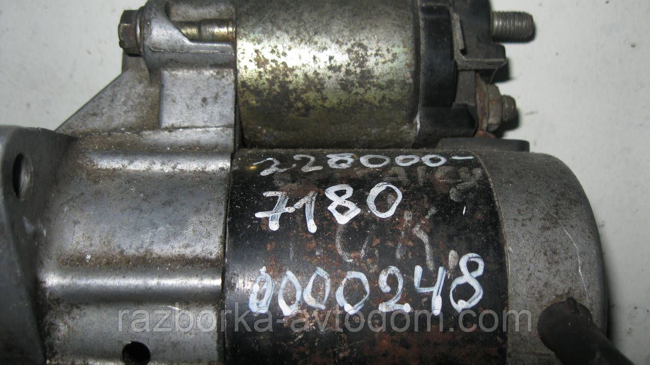 Стартер 228000-7180 б/у ( Denco) Daihatsu Cuore, Daihatsu Sirion (9 ЗУБ)