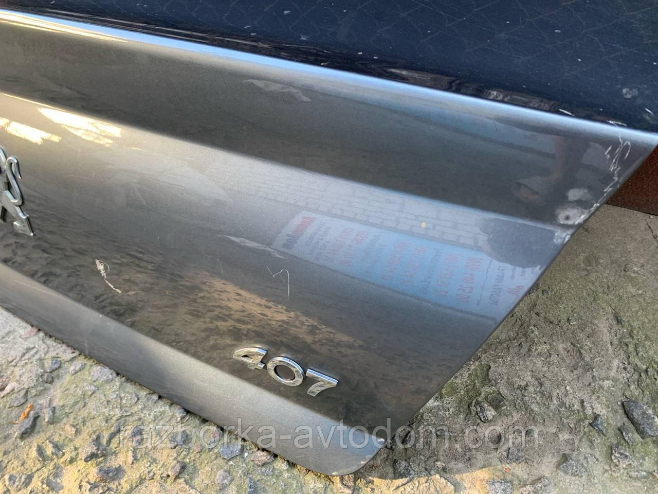 Кришка багажника (сідан) Peugeot 407 (04-11) OE:860684 (колір-KTH)