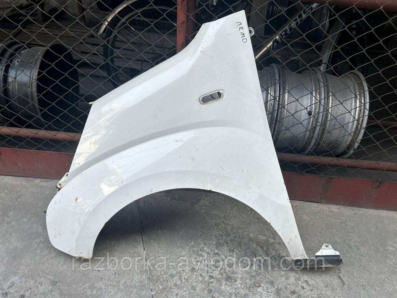 Крило переднє ліве Fiat Fiorino (07-), QUBO (07-), Peugeot Bipper (07-) Citroen Nemo (07-) OE:7840W5 ДЕФЕКТ