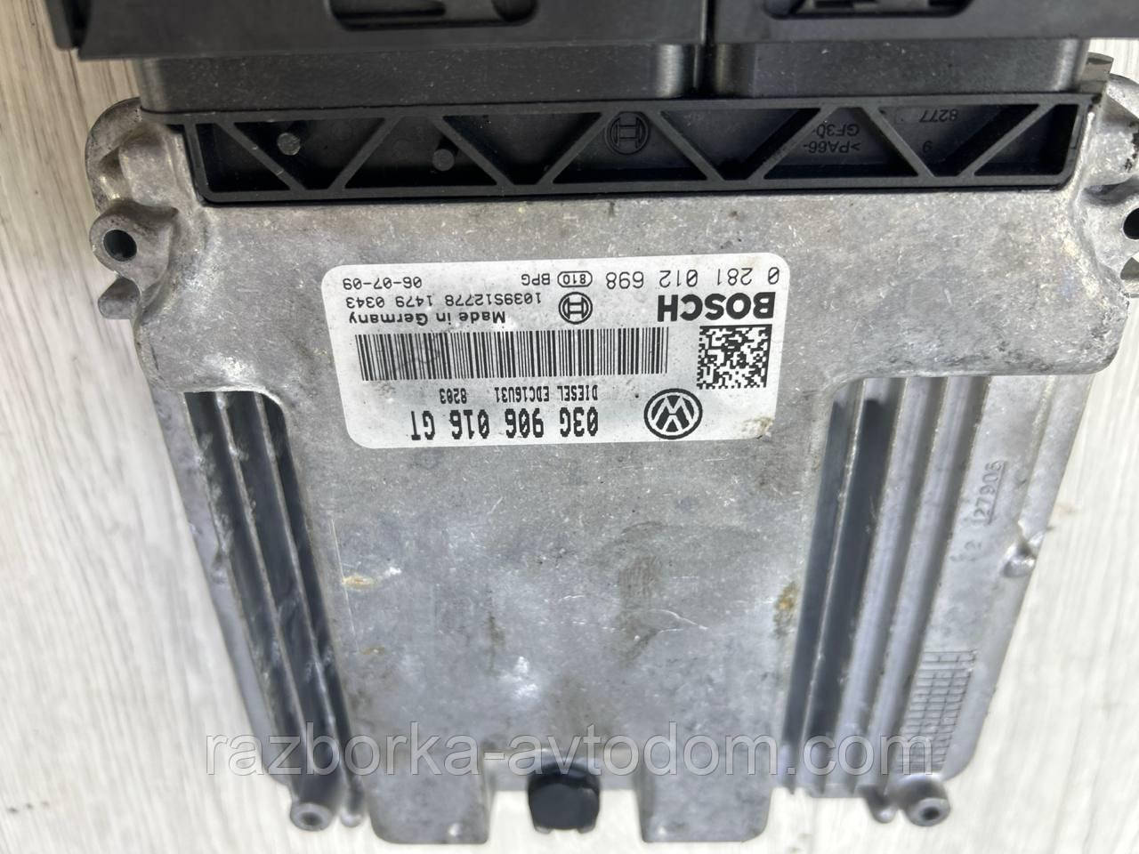 Блок керування двигуном (ЕБУ) BSS 2.0TDI SKODA Superb 1 (02-08) OE:03g906016gt, 028012698