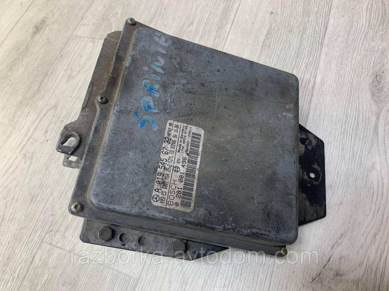Електронний блок керування двигуном (ЕБУ) мізки Mercedes Sprinter (1995-2006) 2.9TDI OE:A0195456732, 0281001496