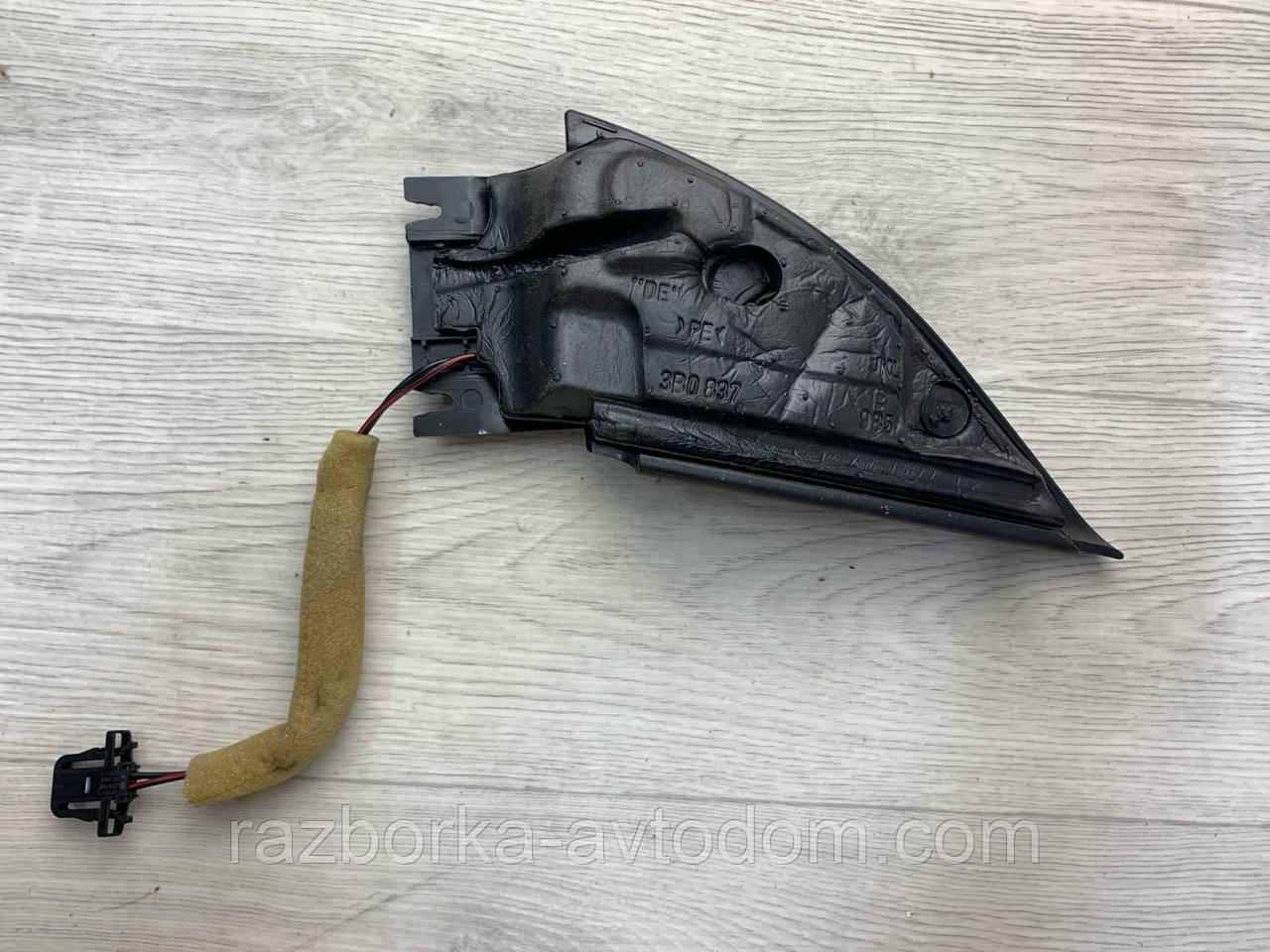 Корпус/накладка лівого дзеркала дверей передньої лівої Skoda Superb (02-08) OE: 3B0837985 фото 2