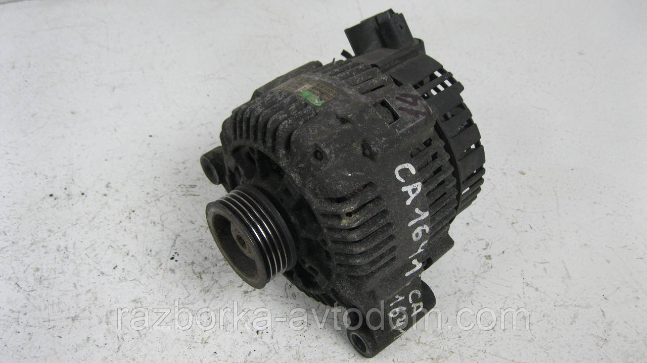 Генератор CA1641IR б/у (Valeo) Peugeot Partner, Peugeot 607, Peugeot 306, Peugeot 106 (5 ПАЗ руч) 80А