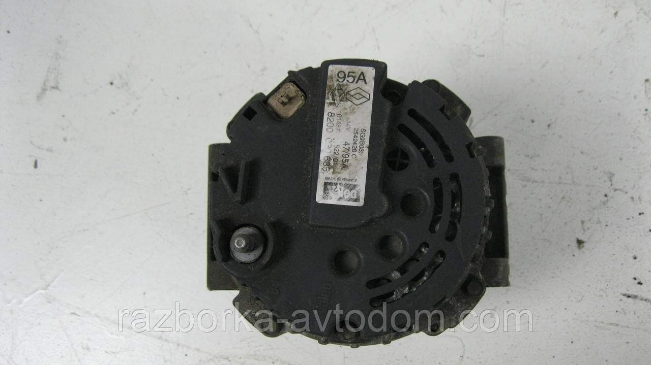 Генератор CA1628IR б/у (Valeo) Dacia Logan, Renault Espace, Renault Kangoo, Renault Laguna (6 ПАЗ руч) 98A
