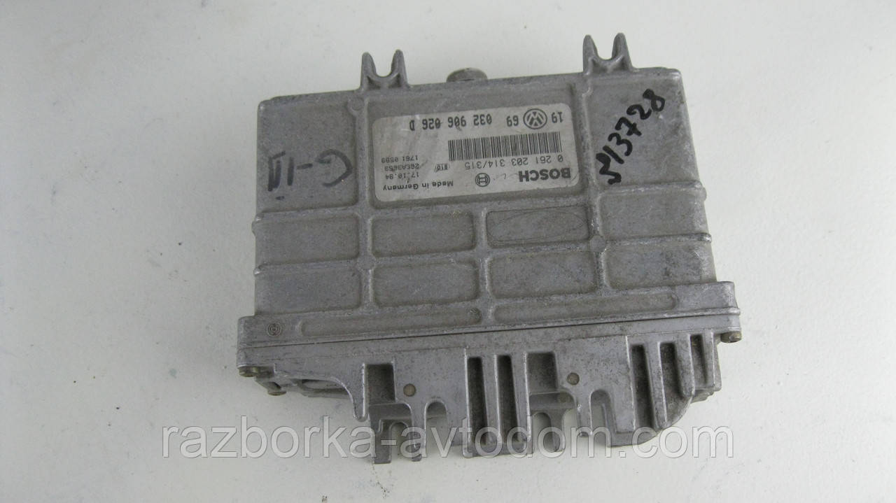 Блок керування двигуна Volkswagen Golf III Vento (1991-1998) OE:0261203315, 0261203314, 032906026