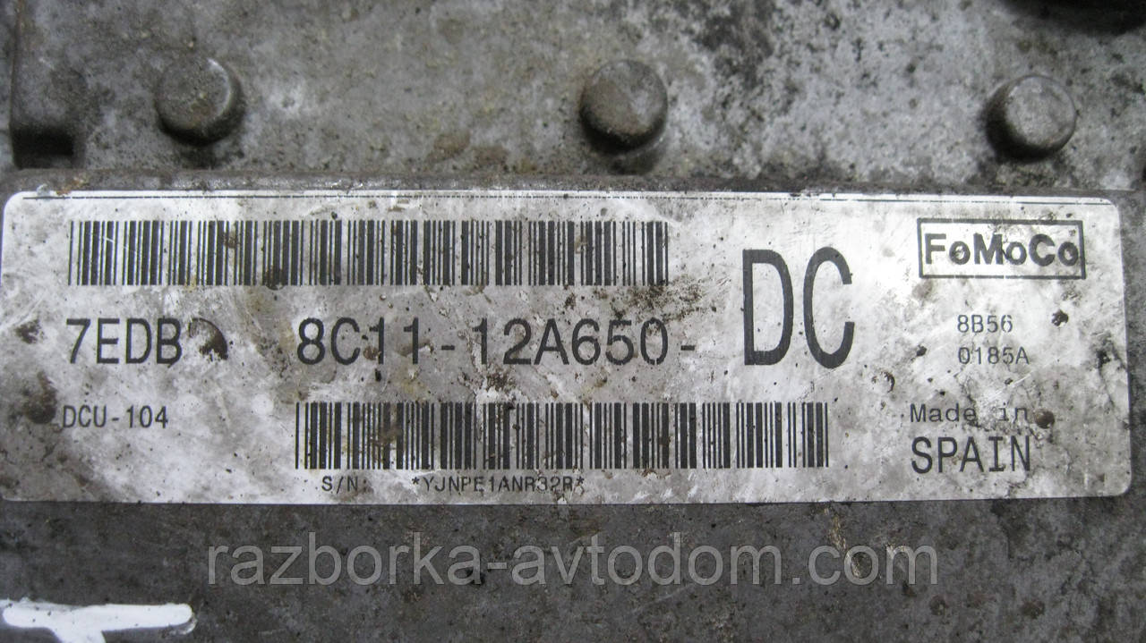 Блок керування двигуном (ЕБУ) Ford Transit (2006-2014) 2.2 TDCi OE: 8C1112A650DC