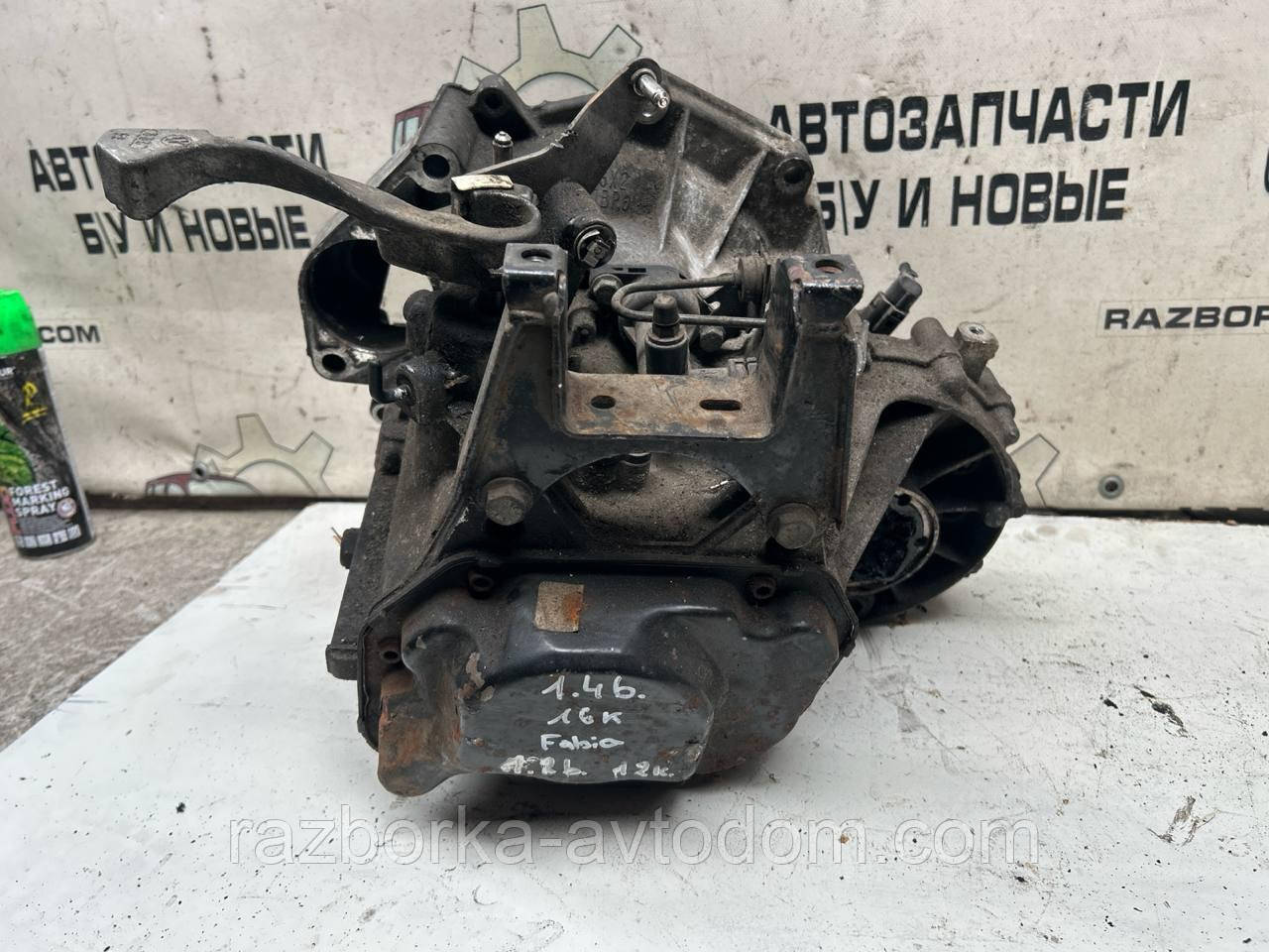 МКПП, КПП, коробка передач (механ) 5-ступка 1,4 16 V (GRZ) VW Polo 4, Skoda Fabia 1, Seat Ibiza 4,OE:02T300054C