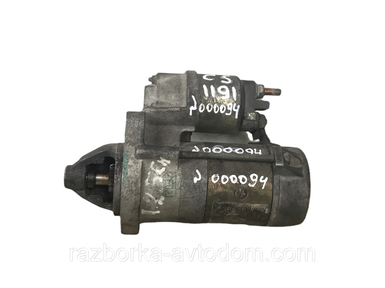 Стартер CS1191 б/у (Magneti marelli) Fiat Doblo, PALIO, Brava, MULTIPLA, (9 зуб) 12V 1.4KW