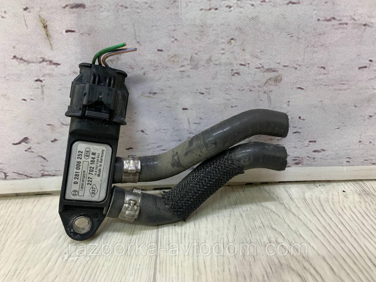 Мапсенсор, датчик тиску вихлопних газів Renault Megane III,Scenic 3, Trafic 3, Master 3, Kangoo OE:227702184R, 6PP009409-191