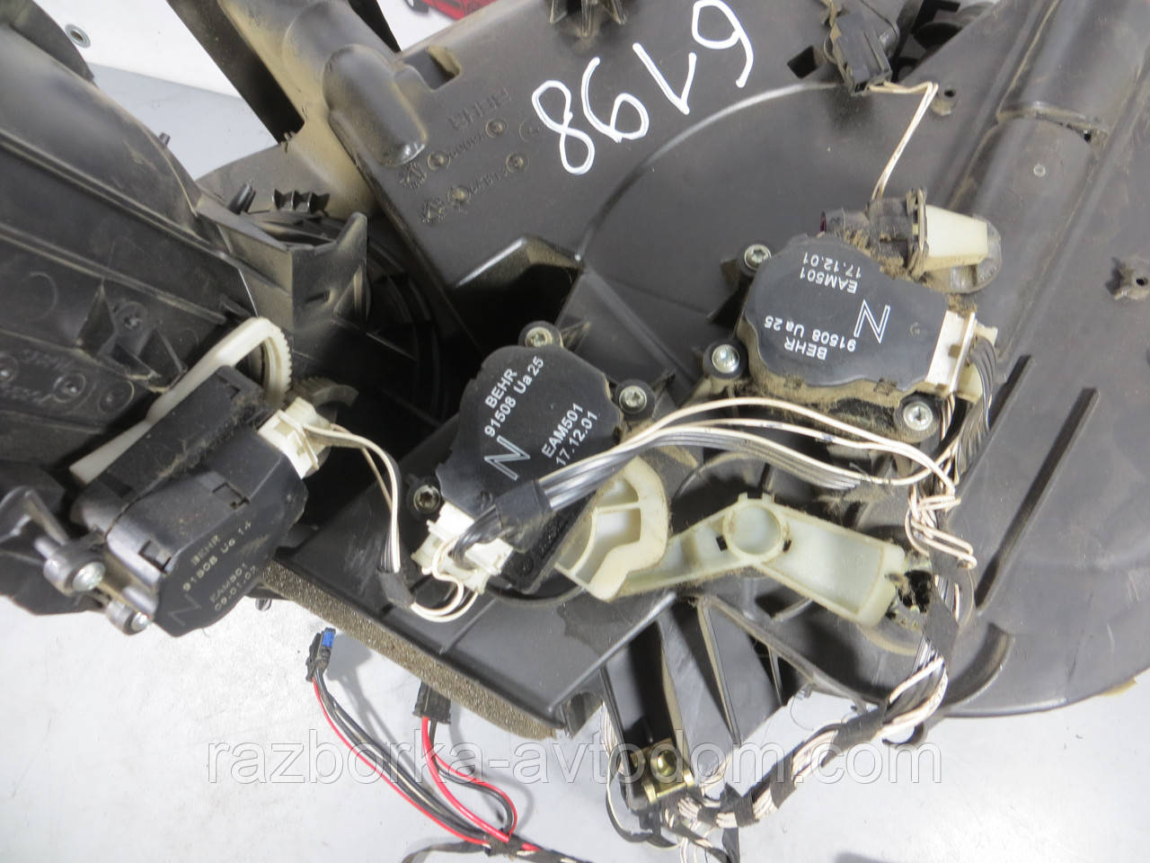 Корпус печії клімат контроль Behr Peugeot 307 (2001-2008) ОЕ: 91508 (не для двозонного клімату контролю)