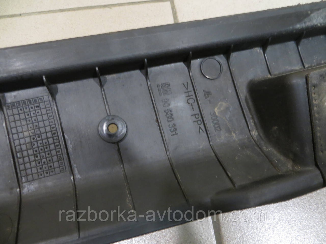Накладка порога ляди Opel Zafira A (99-05) OEM 90580331