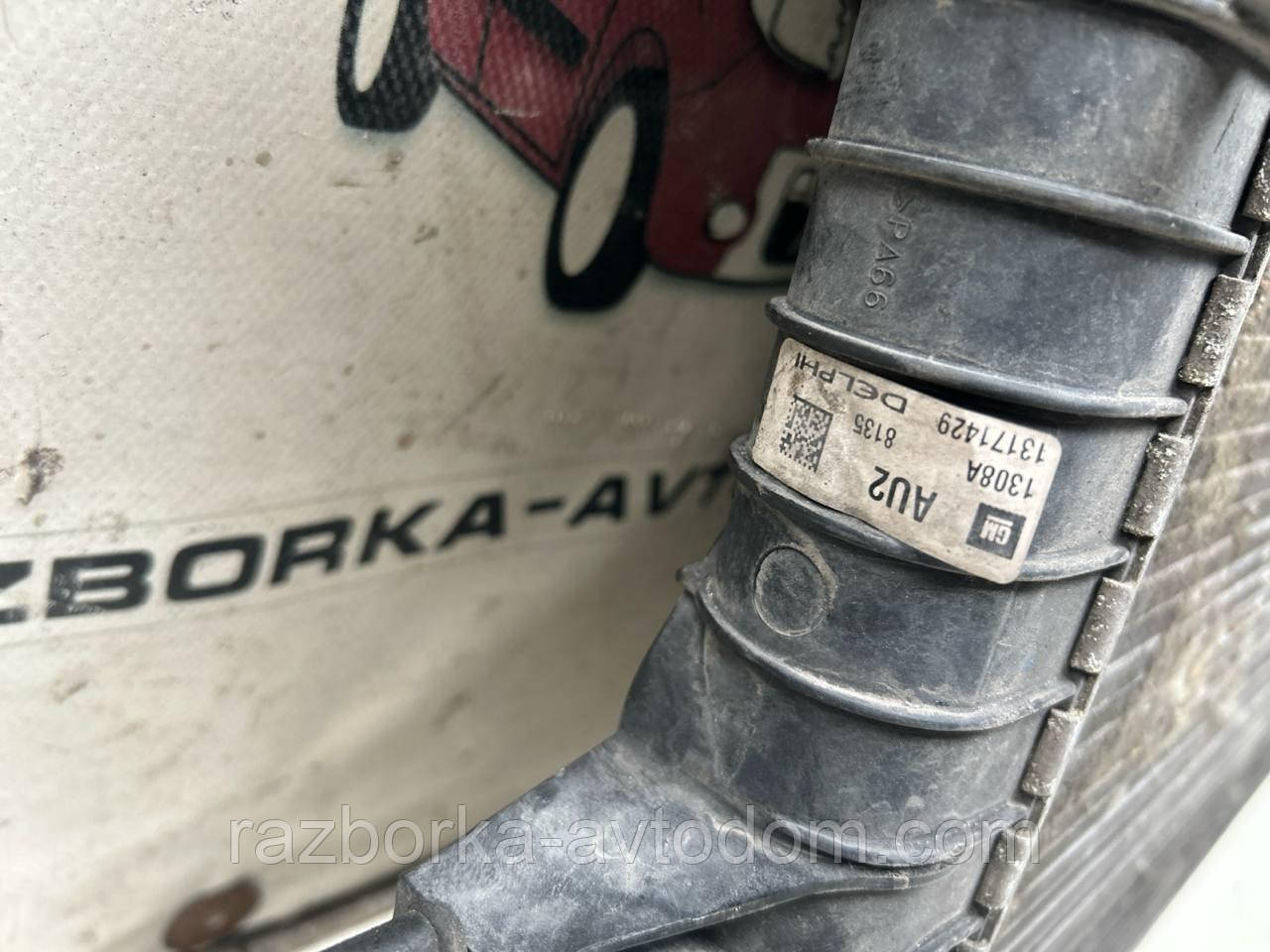 Радіатора охолодження Opel Zafira B (05-10), Astra H OE:13171429, 1300275