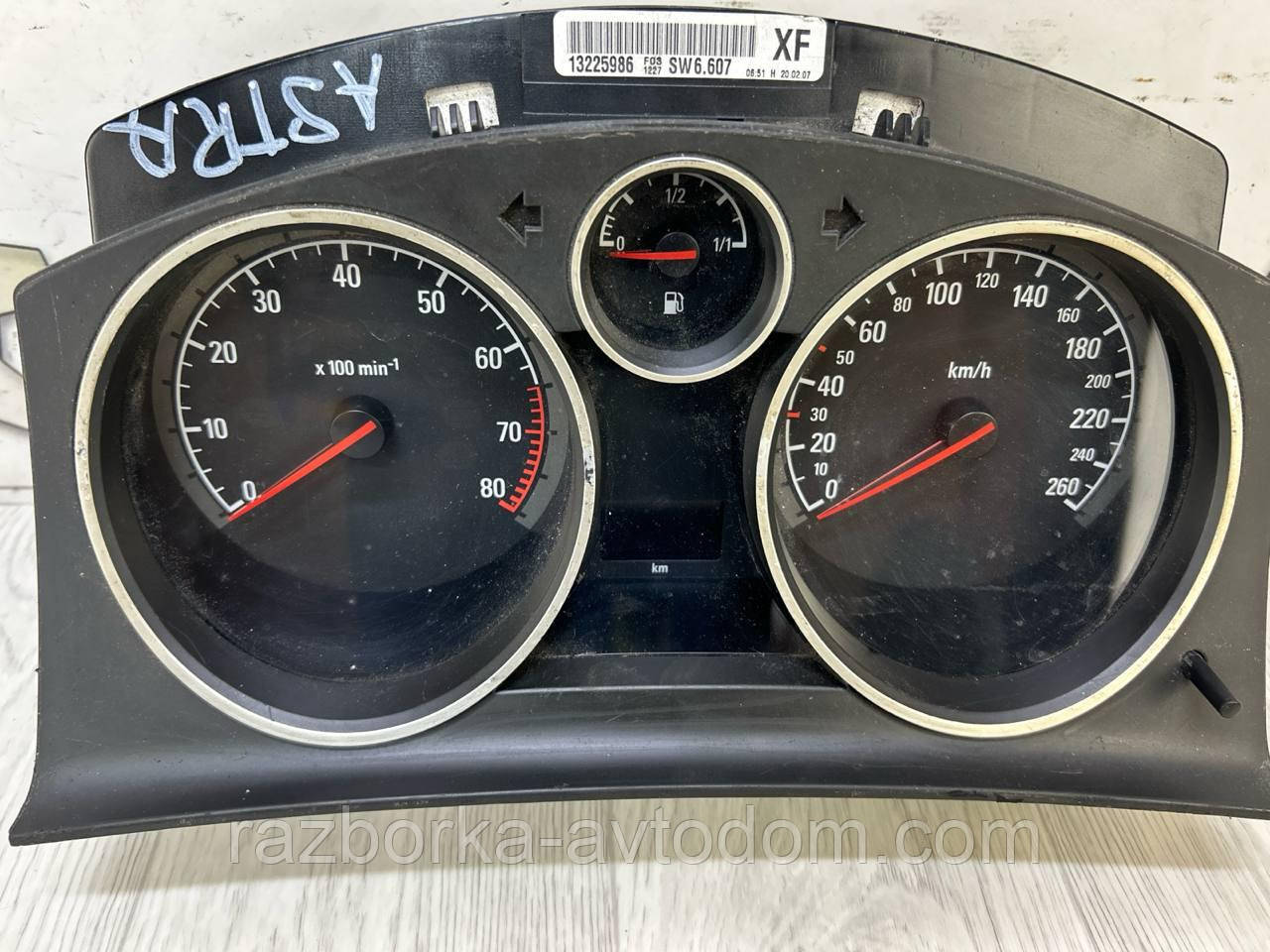 Панель приладів (щиток) Opel Astra H, Zafira B 1,6i, 1,8i OE:13225986 фото 2