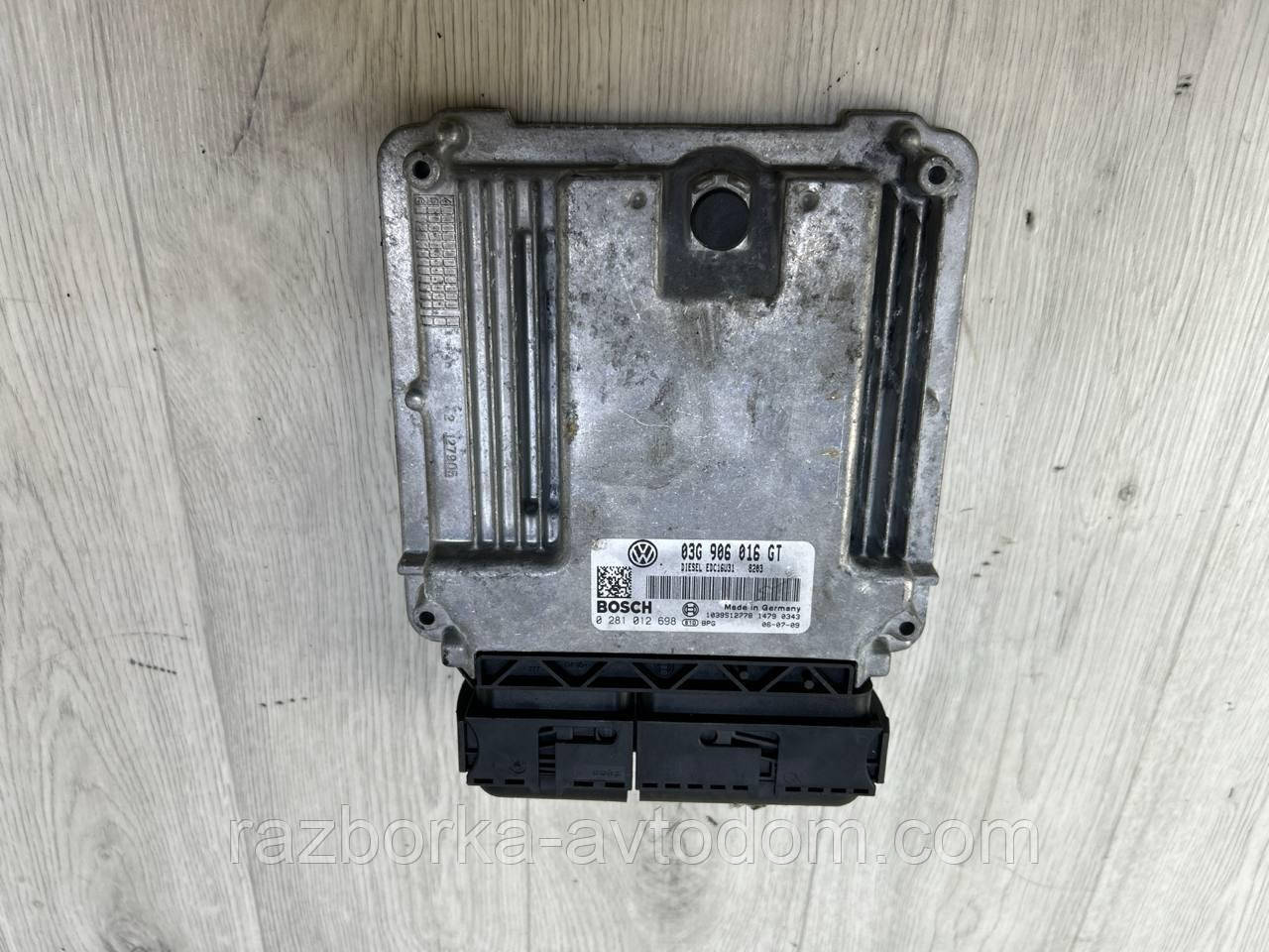 Блок керування двигуном (ЕБУ) BSS 2.0TDI SKODA Superb 1 (02-08) OE:03g906016gt, 028012698