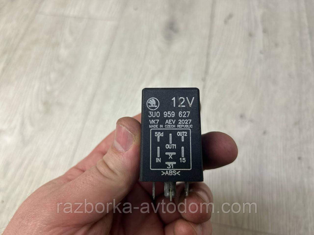 Реле нагрівання заднього скла No445 SKODA Superb 1 (02-08) OE:3u0959627