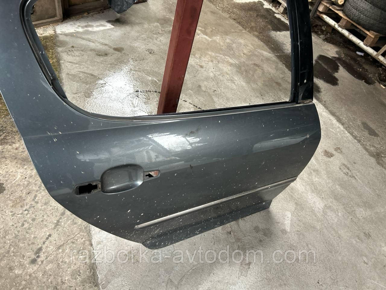 Двері задня права (блакитна) седан Peugeot 407 (04-11) OE:9008N1кольор-KTH фото 2
