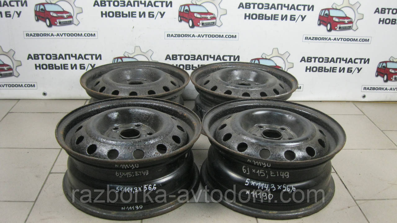 Диск колісний R15 Daewoo Leganza (1997-2002) 6Jx15 5x114.3x56.6 ET49 OE:96213449