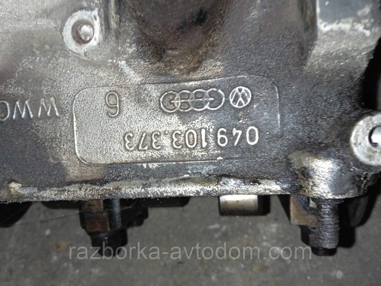 Головка блока циліндрів (ГБЦ) VW Golf 2, Audi 80 B2, Jetta, Scirocco 1.6L (1983-1992) OE:049103373