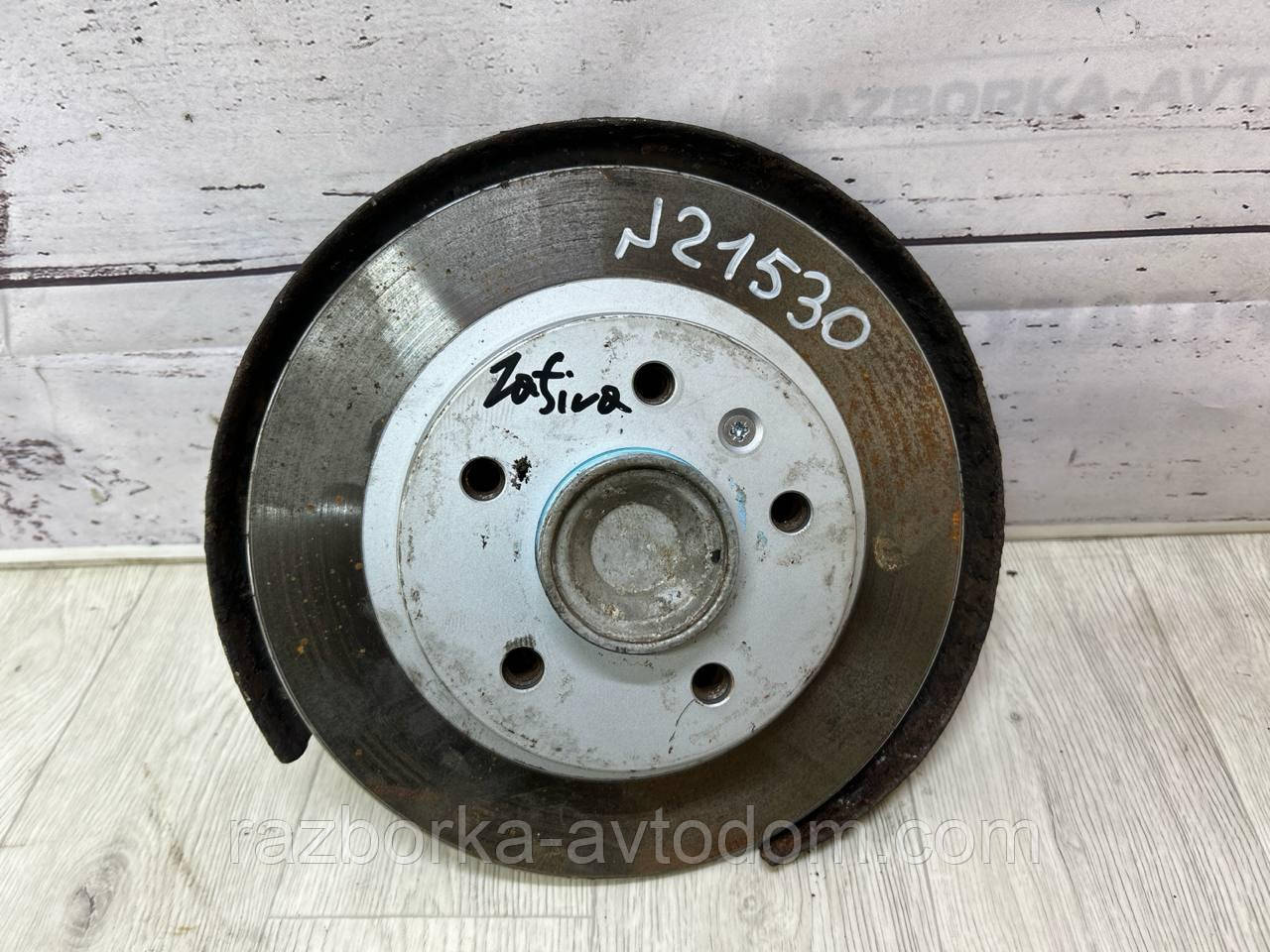 Ступиця задня права з гальмівним диском (під ABS) Opel Zafira A OE:9119931, 90498290, 9117772