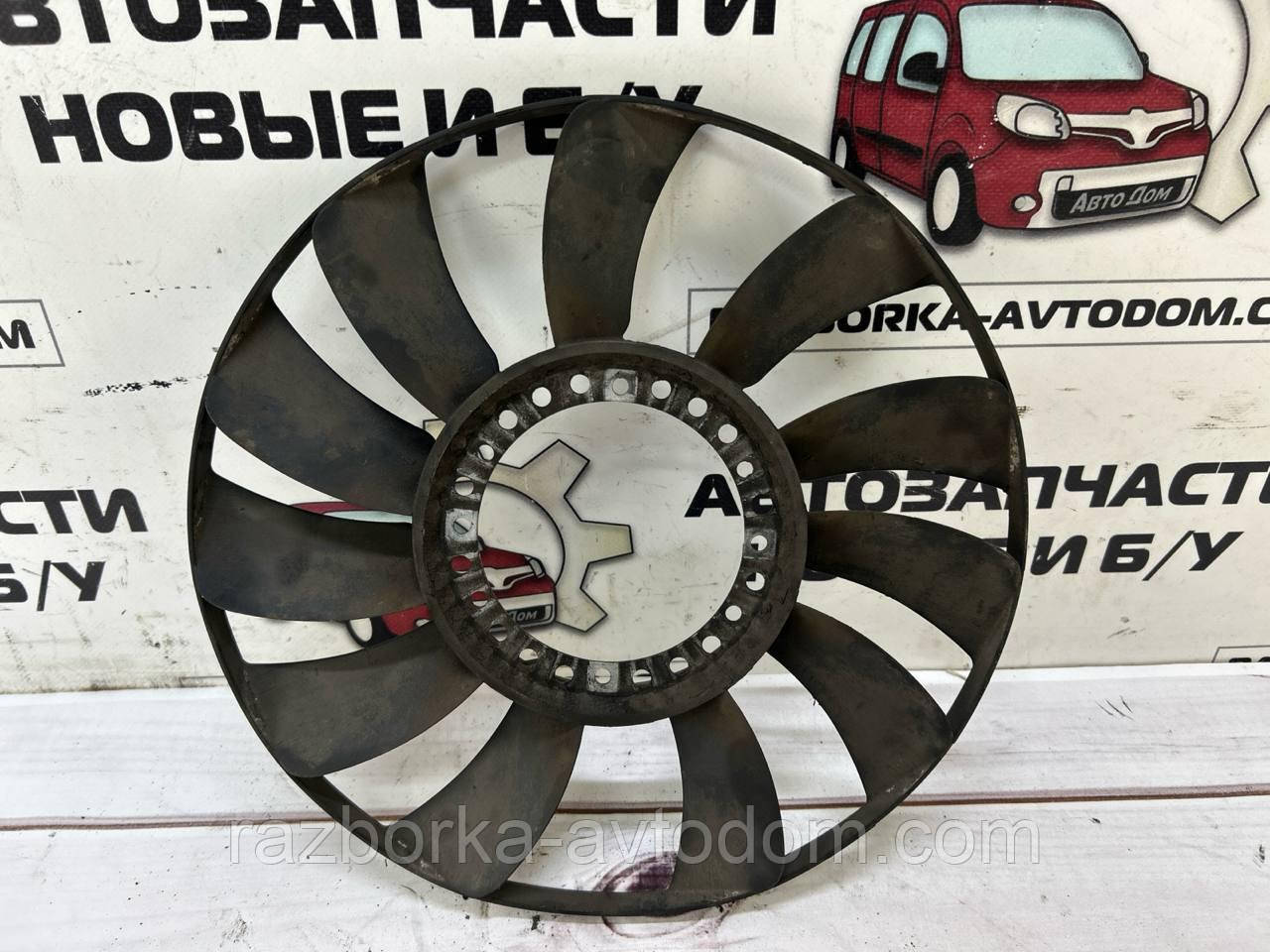 Крильчатка віскомфти/вентилятора охолодження 1,9TD VW Passat B5 (96-05), Audi A6, Skoda SuperB OE:058121301b фото 2