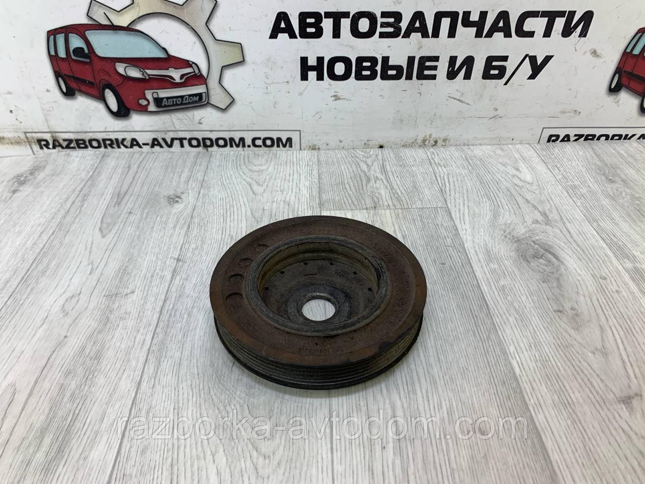 Шків колінвала демпферний 5 струмочків Renault Kangoo 1.5 dci (1997-2007) OE: 8200392697