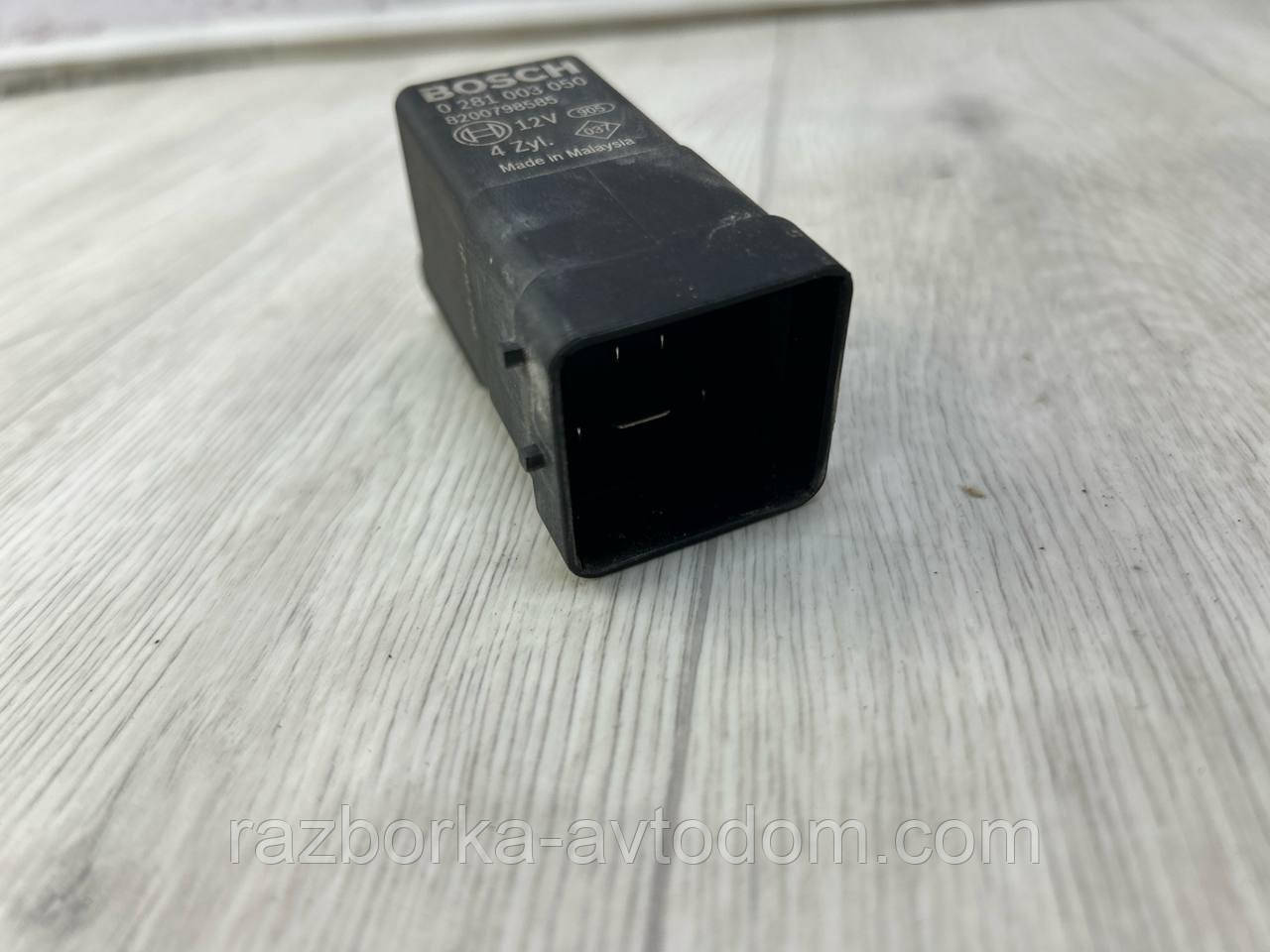 Реле свечей накала 1.6DCI Renault Scenic 3, Megane 3, Trafic 3 OE:0281003050, 8200798585 фото 2