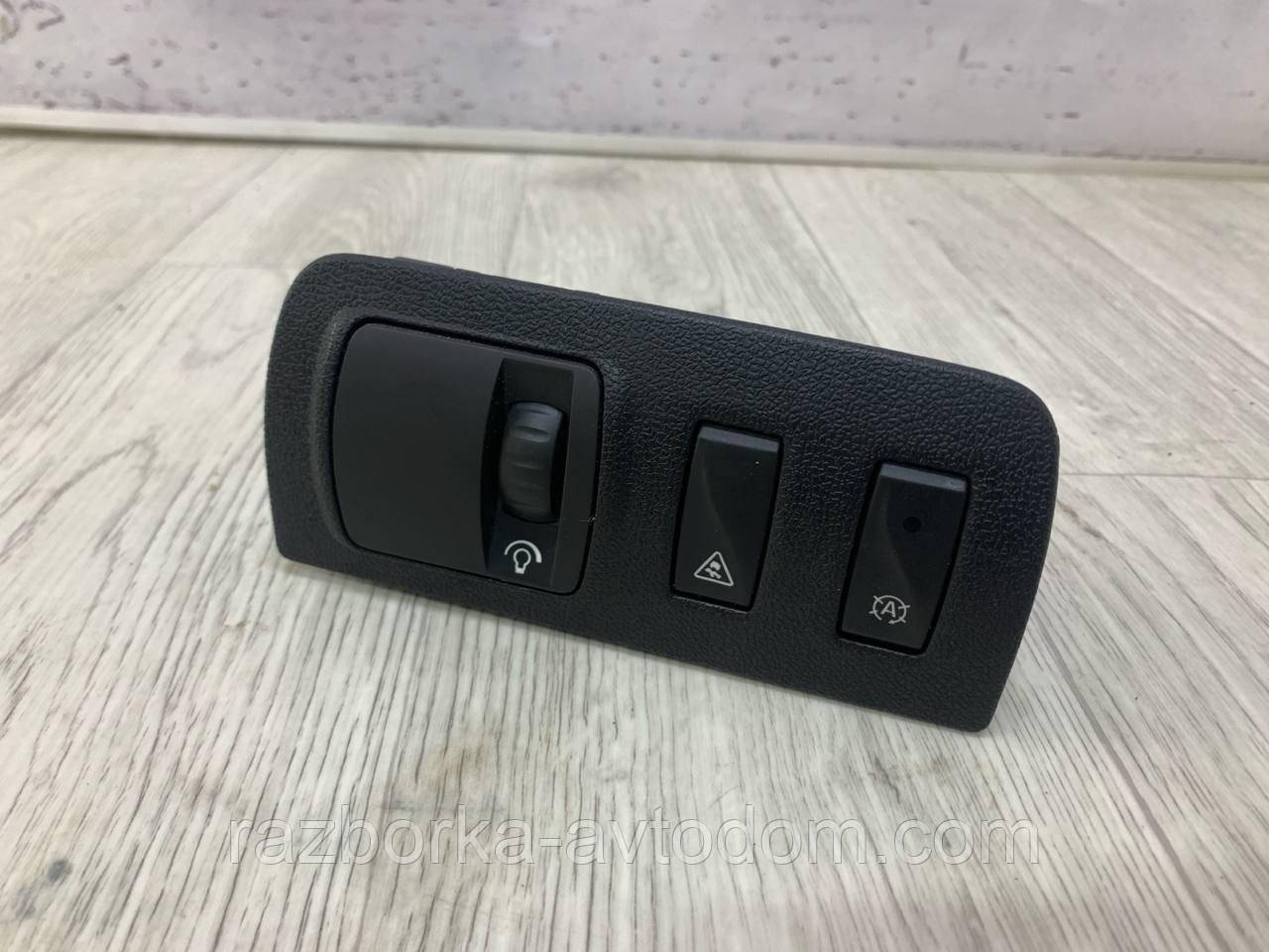Блок кнопок ( регулятор світла, Старт/стоп, стабілізацію) Renault Scenic 3 OE:259808163R