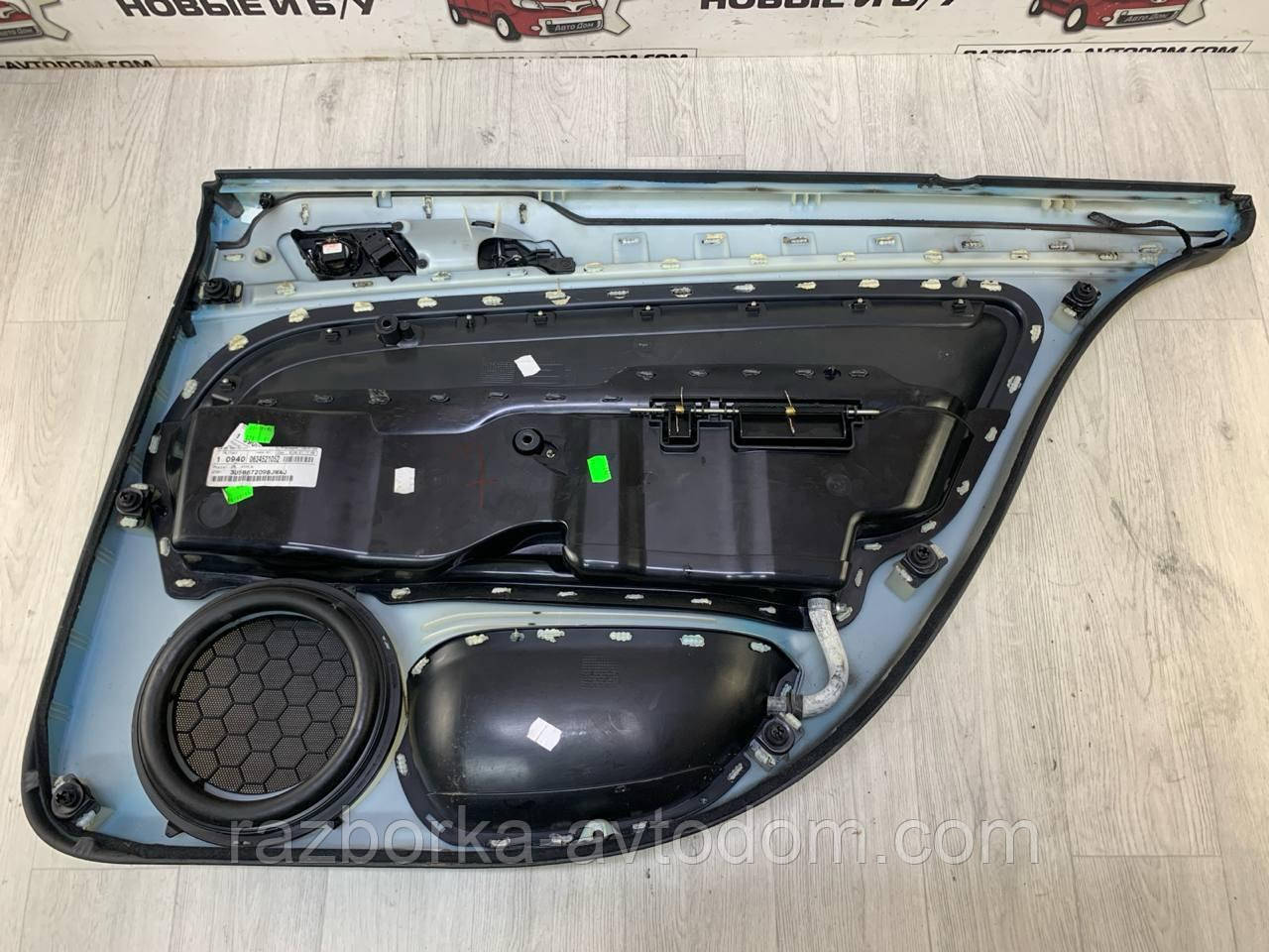 Обшивка (карта) дверей задньої лівої седан Skoda Superb (02-08) OE:3U5867211H