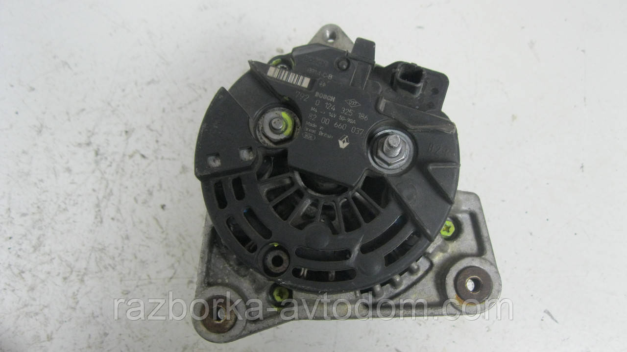 Генератор CA1866IR б/у (Bosch) Renault Clio, Renault Modus, Renault Twingo, Renault Wind 1.2i (7 ПАЗ руч) 90А