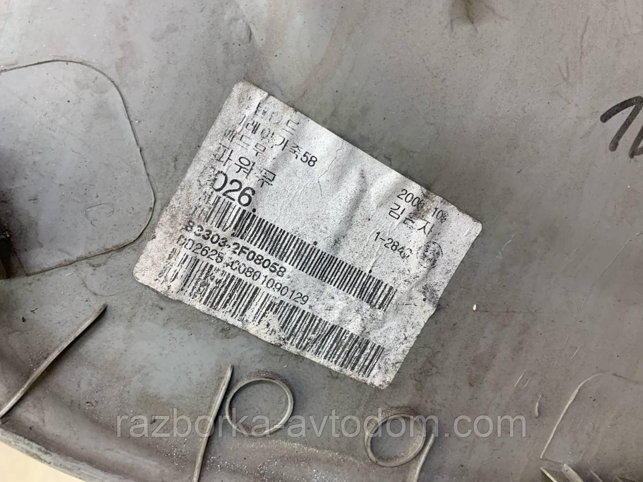 Картка дверей задньої лівої Kia Cerato (2006-2009), OE: 833032F08058