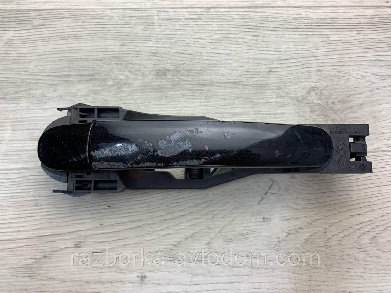 Ручка зовнішні двері задньої лівої Skoda Superb (02-08) OE: 6Q4839885