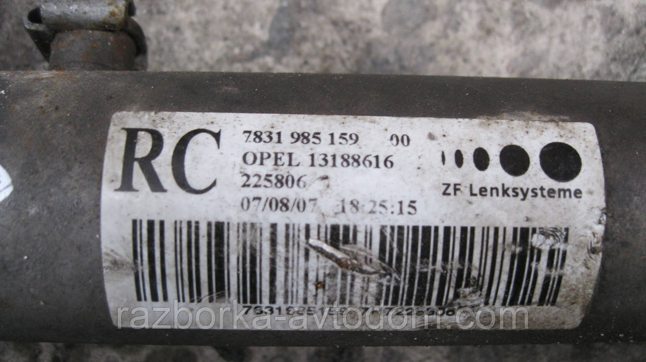 Кермова рейка Opel Zafira B (2005-2010), Astra H OE:93181225, 93189018, 93190770, 93189018, 13127081, 13188616
