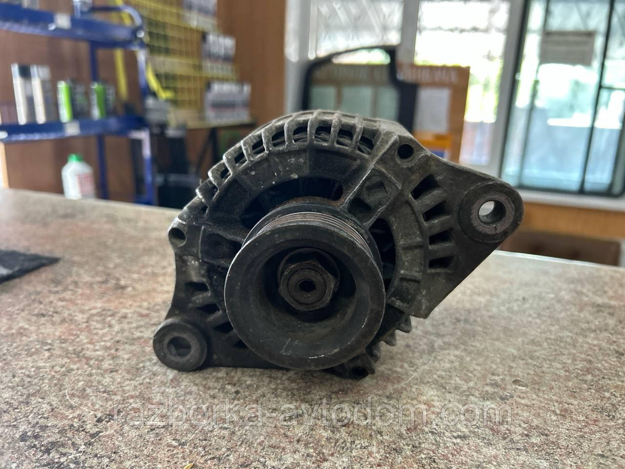 Генератор б/у (Magneti Marelli) CA1698IR Fiat Doblo, Punto, Bravo, Alfa Romeo 147, Lancia Musa (6 паз) 120А
