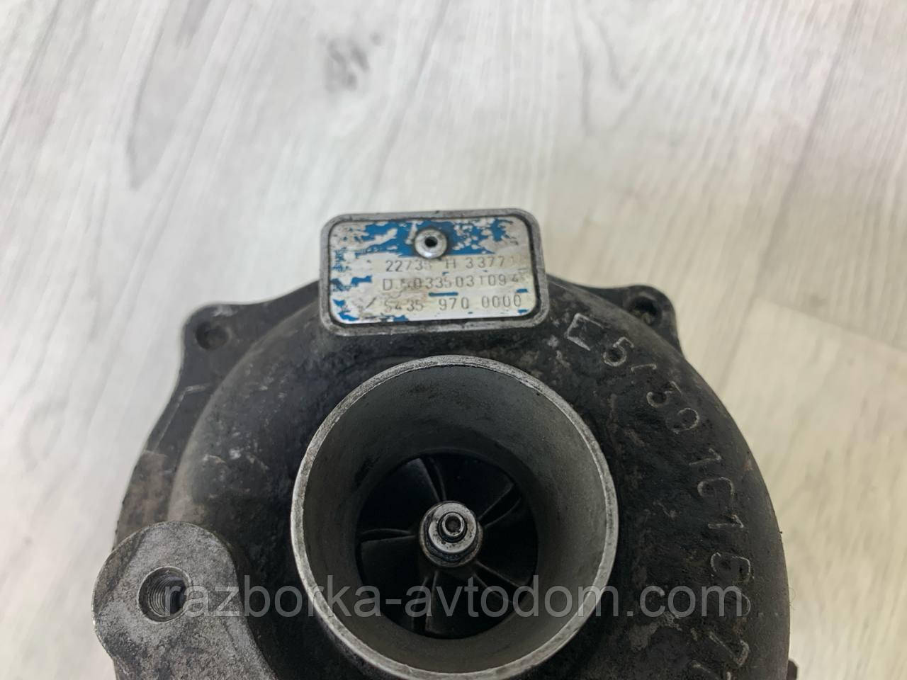 Турбіна (компресор, наддув, турбонагнітач) Renault Kangoo 1.5 dci (1997-2007) OE: 8200022735 ДЕФЕКТ: на запчастини