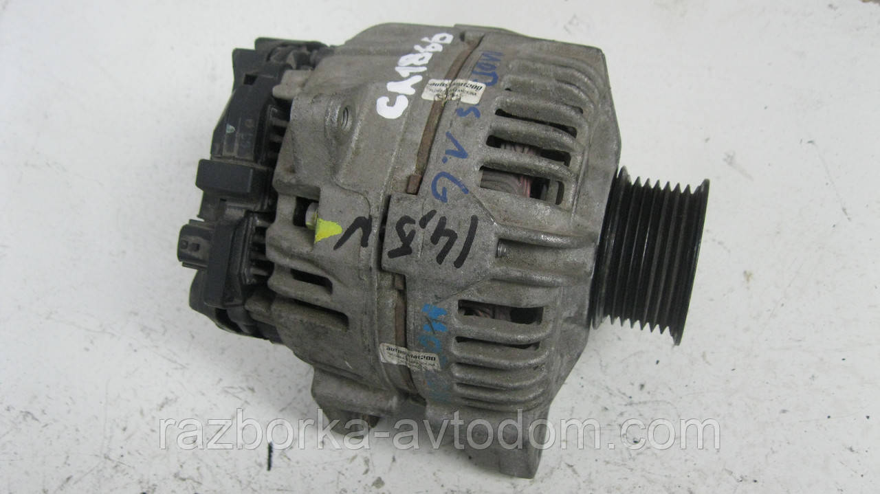 Генератор CA1866IR б/у (Bosch) Renault Clio, Renault Modus, Renault Twingo, Renault Wind 1.2i (7 ПАЗ руч) 90А
