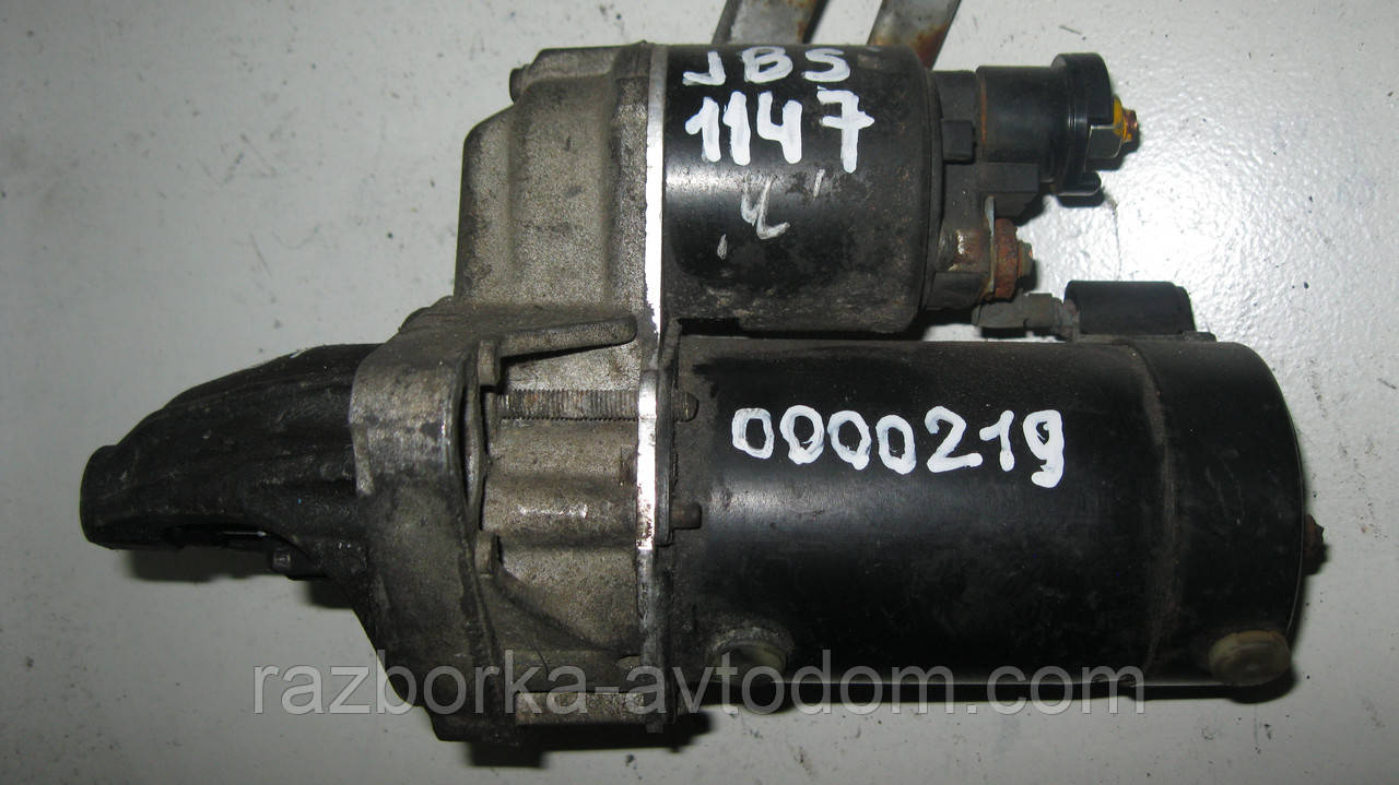 Стартер JS1147 б/у ( Valeo) Honda Accord, Honda Civic, Rover 400 (9 ЗУБ)