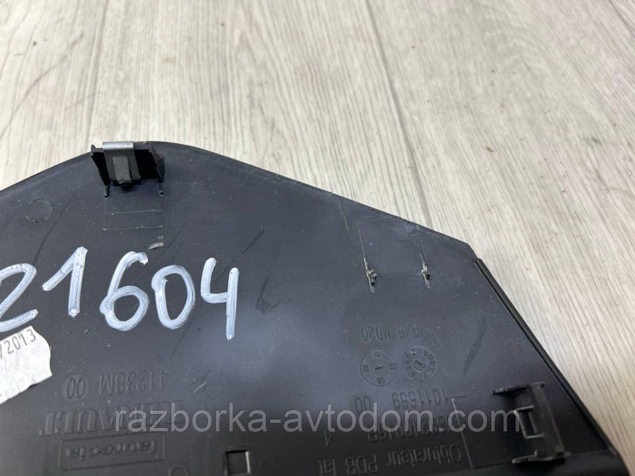 Накладка, заглушка торпеди ліва Renault Scenic 3, Grand Scenic 3 OE:689210016R ДЕФЕКТ кріплення фото 2