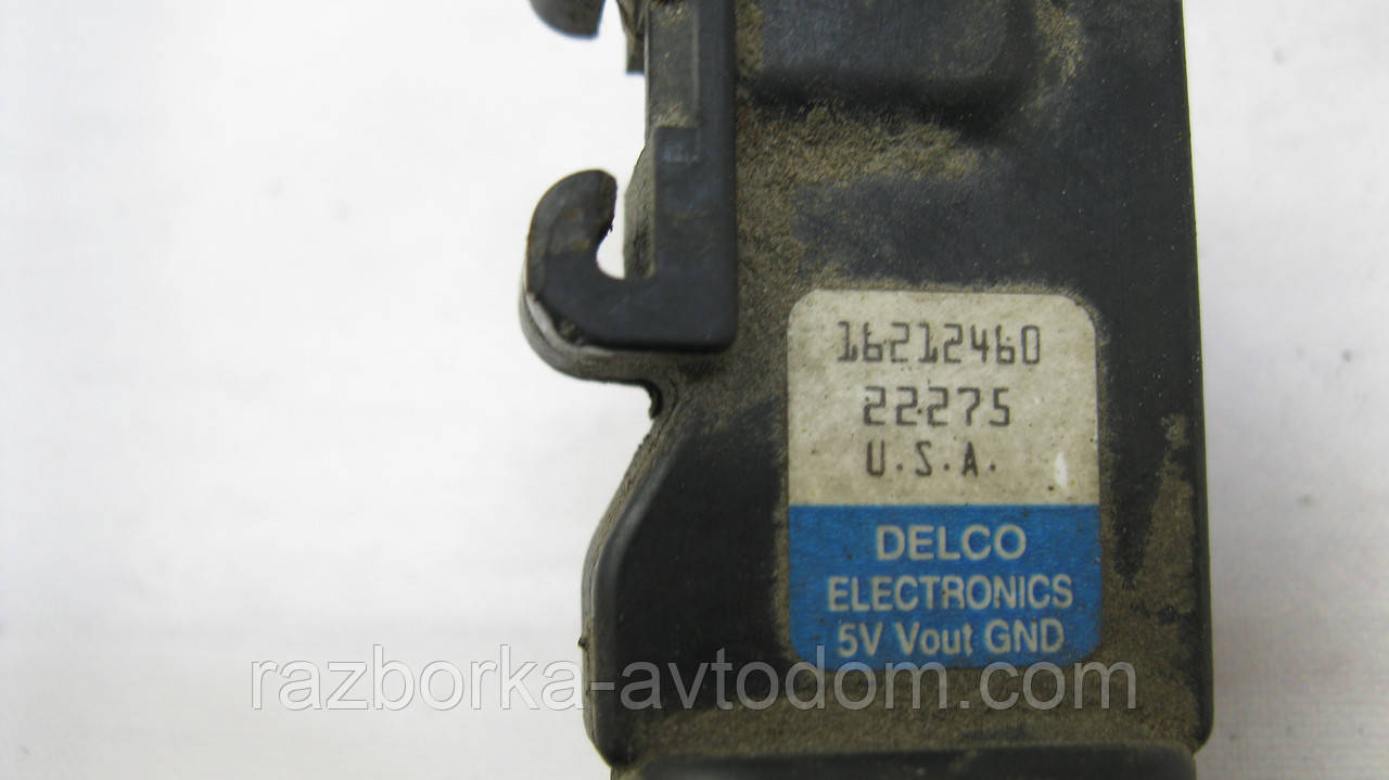 Датчик тиску у впускному колекторі Opel Astra G, Combo, Corsa C, Vectra B, Vectra C, Zafira A OE:16212460