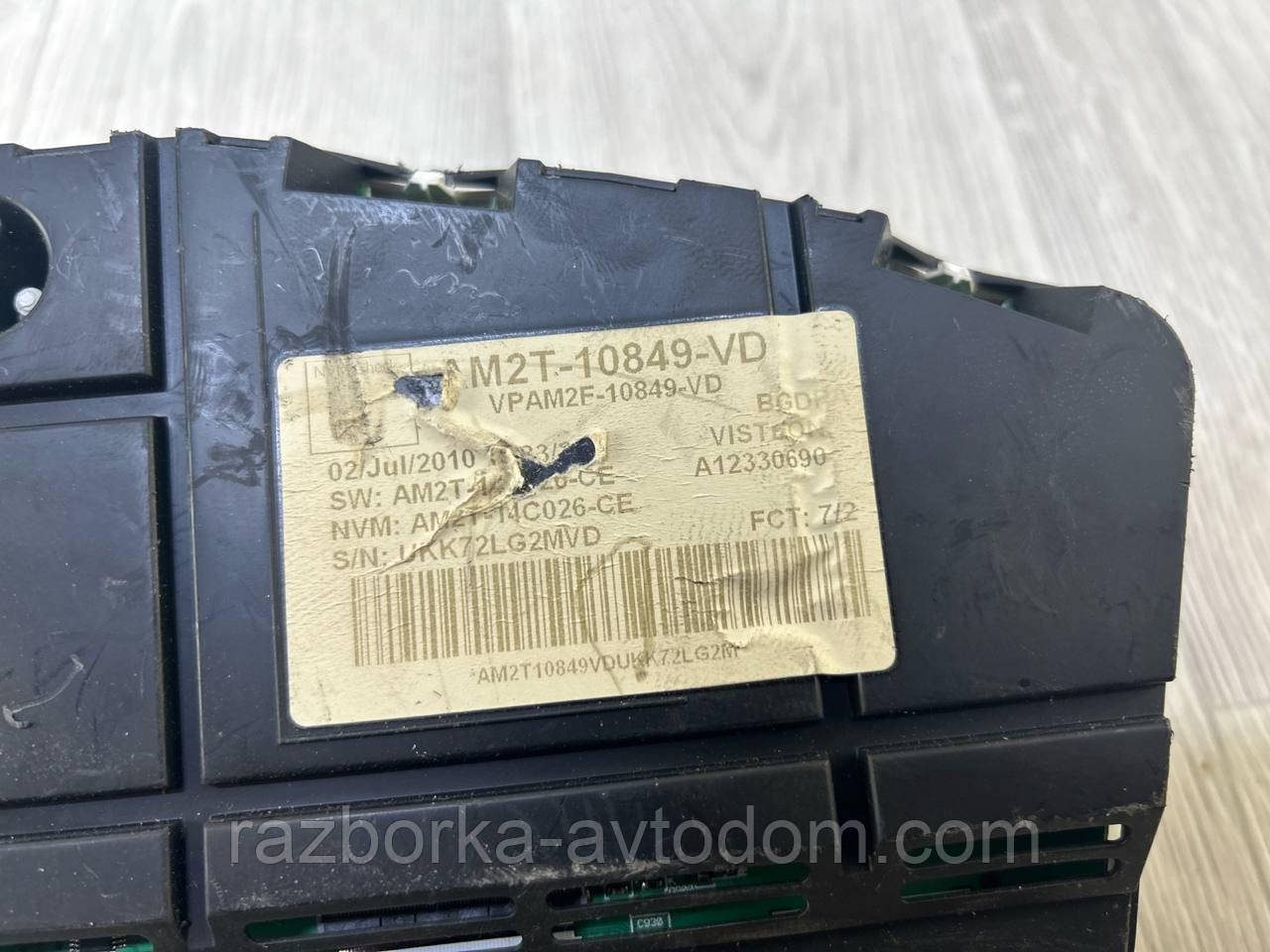 Панель приладів (щиток) 2.0 TDCI Ford Mondeo MK4 (07-14), S-MAX MK1 OE:am2t10849vd, am2t-10849-vd Дефект: потертість на склі